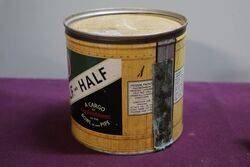 COL Burley and Bright Half and Half Pipe Tobacco Tin 