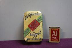 COL California Nugget Pipe Tobacco Tin 
