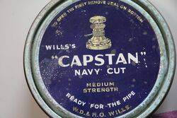 COL Capstan Navy Cut Tobacco Tin 