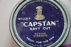 COL Capstan Navy Cut Tobacco Tin 