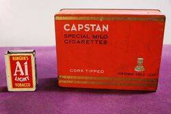 COL Capstan Special Mild Cigarettes Tin