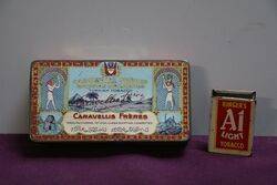 COL. Caravellis Freres Egyptian Tobacco Tin 