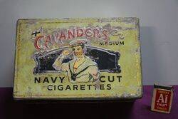 COL Cavanderand39s Navy Cut Cigarettes Tin 