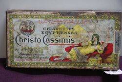 COL Christo Cassimis Egyptians Cigarettes Tin 