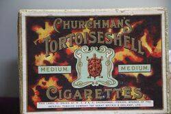 COL Churchmanand39s Tortoiseshell Cigarettes Box Card