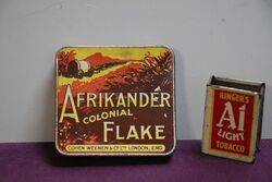 COL. Cohen Weenen Afrikander Colonial Flake Tobacco Tin 