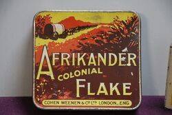 COL Cohen Weenen Afrikander Colonial Flake Tobacco Tin 