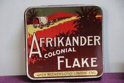 COL Cohen Weenen Afrikander Colonial Flake Tobacco Tin 