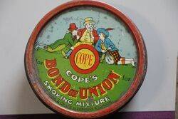 COL Copeand39s Bond of Union Tobacco Tin 