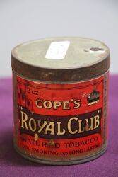 COL Copeand39s Royal Club Tobacco Tin 