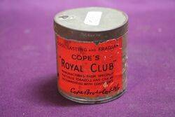 COL Copeand39s Royal Club Tobacco Tin 