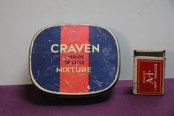 COL Craven Empire De Luxe Mixture Tobacco Tin 