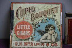 COL Cupid Bouquet Little Cigars Alpin Tobacco Tin 