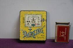COL Darling Gold Tipped Cigarettes Tin 