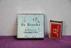 COL De Reszke Cigarettes Tin 
