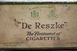 COL De Reszke The Aristocrat of Cigarettes Tin 