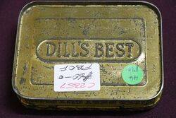 COL Dilland39s Best Tobacco Tin 