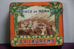 COL Ed Laurens Wiesbaden Prince De Monaco Tobacco Tin