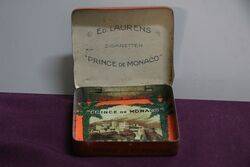 COL Ed Laurens Wiesbaden Prince De Monaco Tobacco Tin