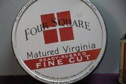 COL Four Square Virginia Tobacco Tin 