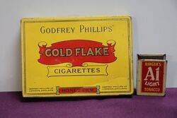 COL Godfrey Phillipsand39 Gold Flake Cigarettes Tin