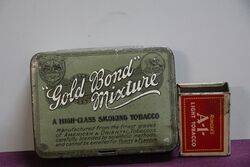 COL. Gold Bond Mixture Tobacco Tin 