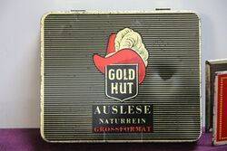 COL Gold Hut Tobacco Tin 
