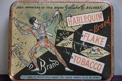 COL Harlequin Flake Tobacco Tin 