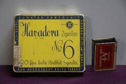 COL. Havadoa Zigarillos No.6 Tobacco Tin 