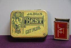 COL JCDilland39s Best Cut Plug Tobacco Tin 
