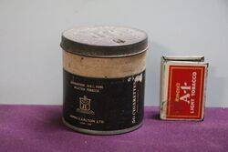 COL James Carlton Tobacco Tin 