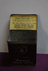 COL John Sinclair Tobacco Tin 