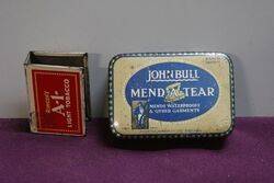 COL. John bull Mend a tear Tobacco Tin 