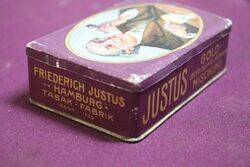 COL Justus Gold Mischung Pipe Tobacco Tin 