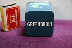 COL Kentucky Club Greenbrier Pipe Tobacco Tin