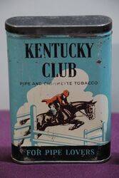 COL Kentucky Club Pipe Tobacco Tin 