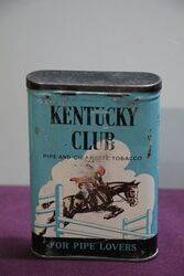 COL Kentucky Club Pipe Tobacco Tin 