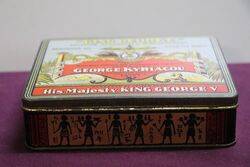 COL King George Egyptian Cigarettes Tin 