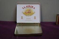 COL La Aurora Tobacco Tin 