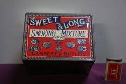 COL Lambert and Butler Sweet and Long Smoking Mixture Tobacco Tin