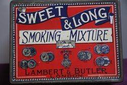 COL Lambert and Butler Sweet and Long Smoking Mixture Tobacco Tin