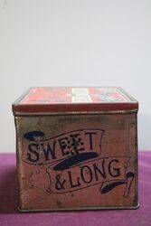 COL Lambert and Butler Sweet and Long Smoking Mixture Tobacco Tin