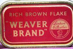 COL Lambert and Butler Weaver Brand Tobacco Tin