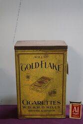 COL. Large Gold Flake Cigarettes Tin 