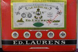 COL Le Khedive Ed Laurens Egyptiennes Cigarettes Tin 