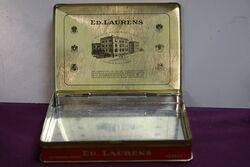 COL Le Khedive Ed Laurens Egyptiennes Cigarettes Tin 