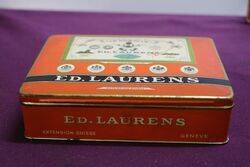 COL Le Khedive Ed Laurens gyptiennes Cigarettes Tin 