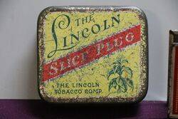 COL Lincoln Slice Plug Tobacco Tin 