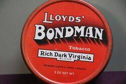 COL Lloyds Bondman Tobacco Tin 