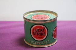 COL Lucky Strike Cigarettes Tin